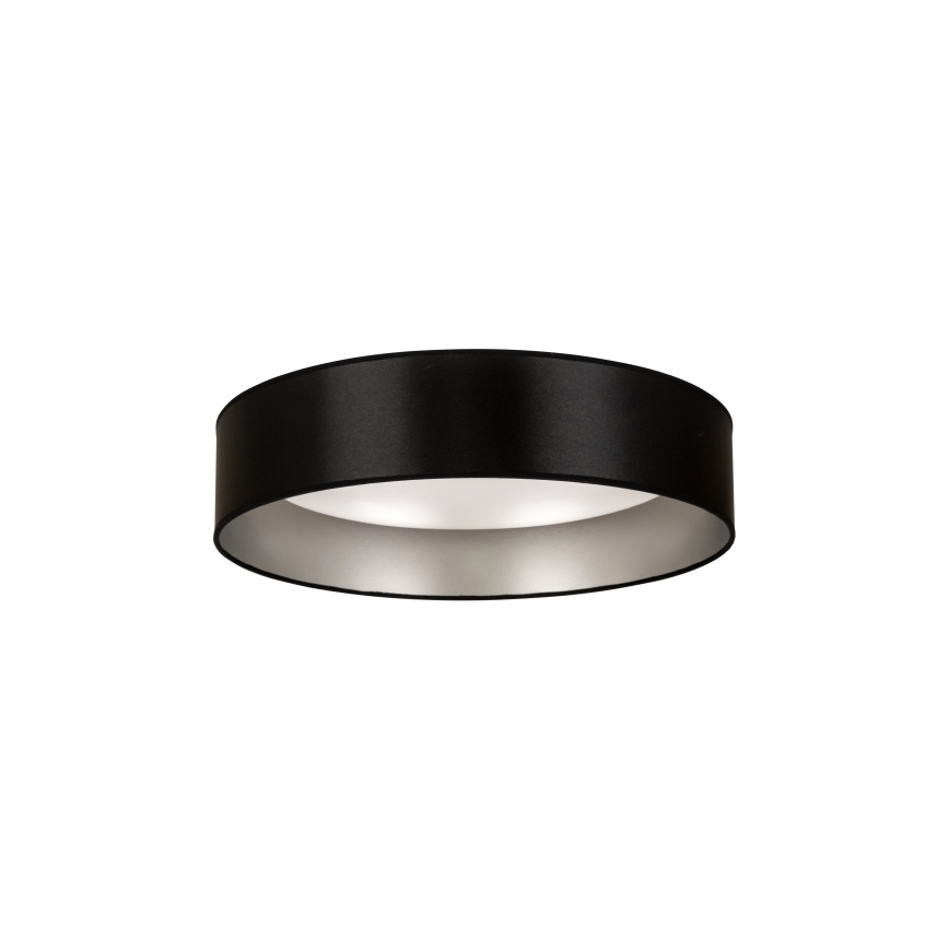 Duolla - LED Stropné svietidlo ROLLER LED/24W/230V pr. 45 cm čierna/strieborná