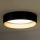 Duolla - LED Stropné svietidlo ROLLER LED/24W/230V pr. 45 cm čierna/zlatá