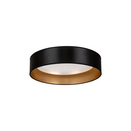 Duolla - LED Stropné svietidlo ROLLER LED/24W/230V pr. 45 cm čierna/zlatá