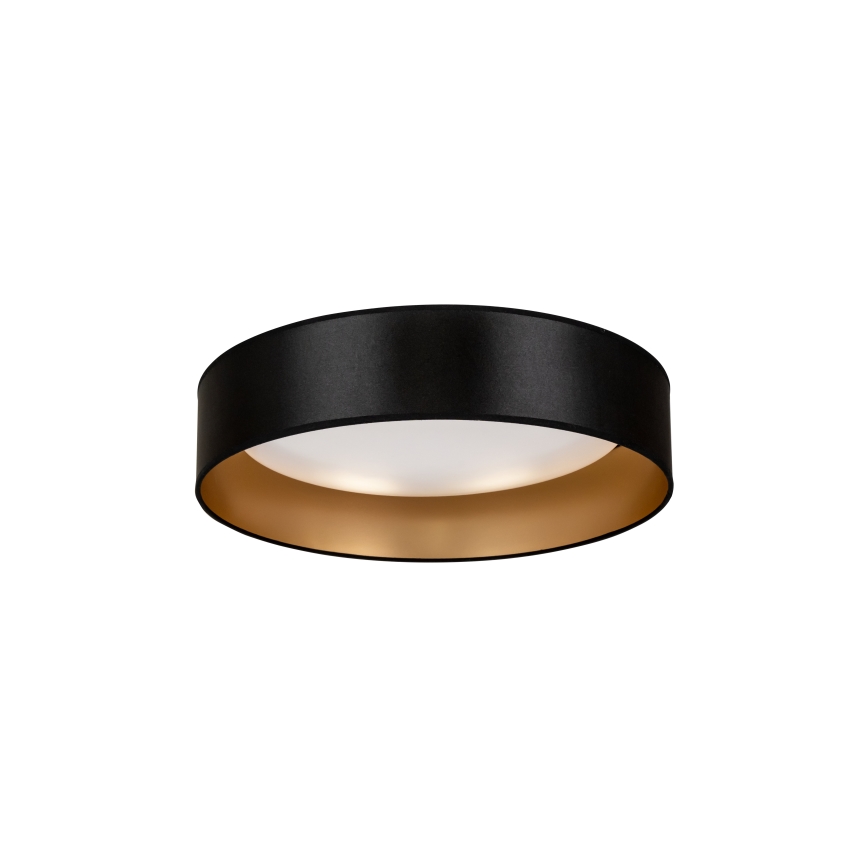 Duolla - LED Stropné svietidlo ROLLER LED/24W/230V pr. 45 cm čierna/zlatá