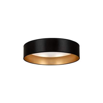 Duolla - LED Stropné svietidlo ROLLER LED/24W/230V pr. 45 cm čierna/zlatá