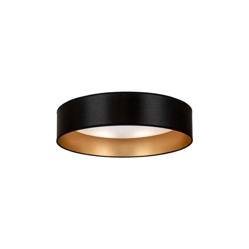 Duolla - LED Stropné svietidlo ROLLER LED/24W/230V pr. 45 cm čierna/zlatá