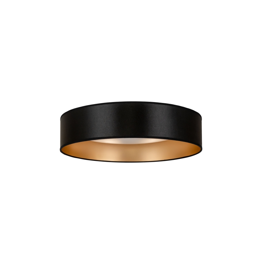 Duolla - LED Stropné svietidlo ROLLER LED/24W/230V pr. 45 cm čierna/zlatá
