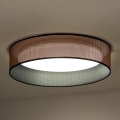 Duolla - LED Stropné svietidlo ROLLER LED/24W/230V pr. 45 cm medená/čierna
