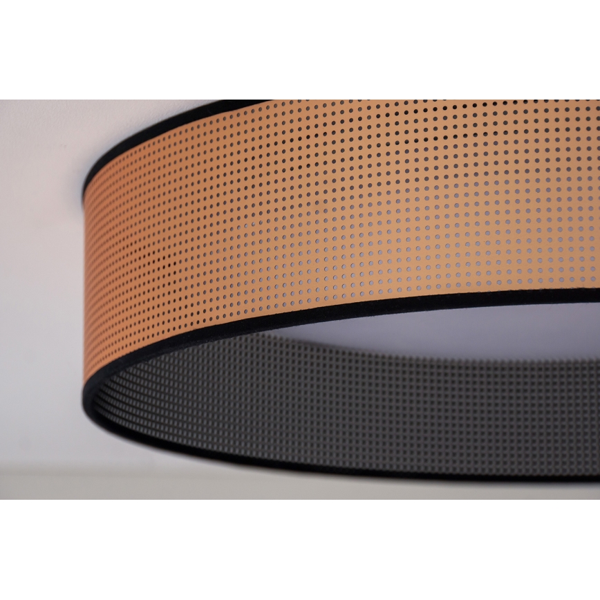 Duolla - LED Stropné svietidlo ROLLER LED/24W/230V pr. 45 cm medená/čierna