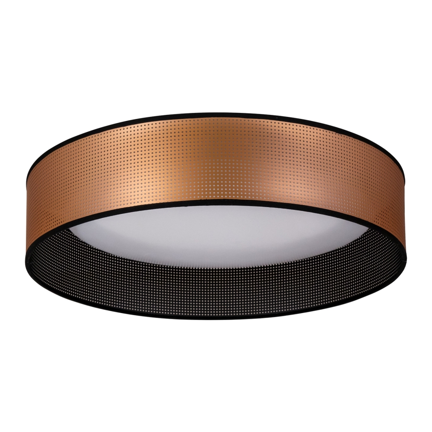 Duolla - LED Stropné svietidlo ROLLER LED/24W/230V pr. 45 cm medená/čierna