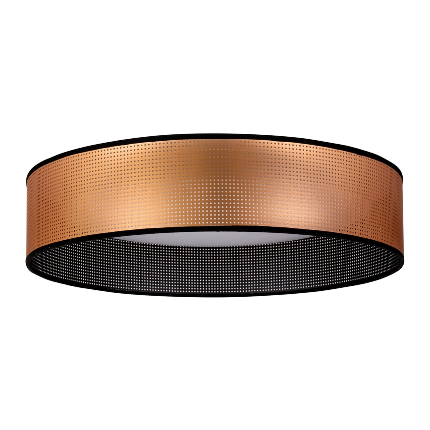 Duolla - LED Stropné svietidlo ROLLER LED/24W/230V pr. 45 cm medená/čierna