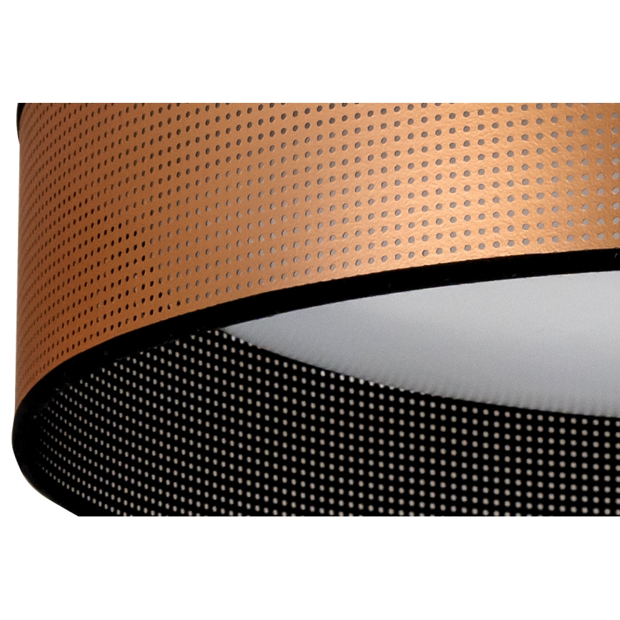 Duolla - LED Stropné svietidlo ROLLER LED/24W/230V pr. 45 cm medená/čierna