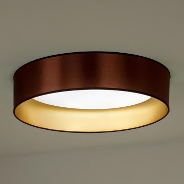 Duolla - LED Stropné svietidlo ROLLER LED/24W/230V pr. 45 cm medená/zlatá