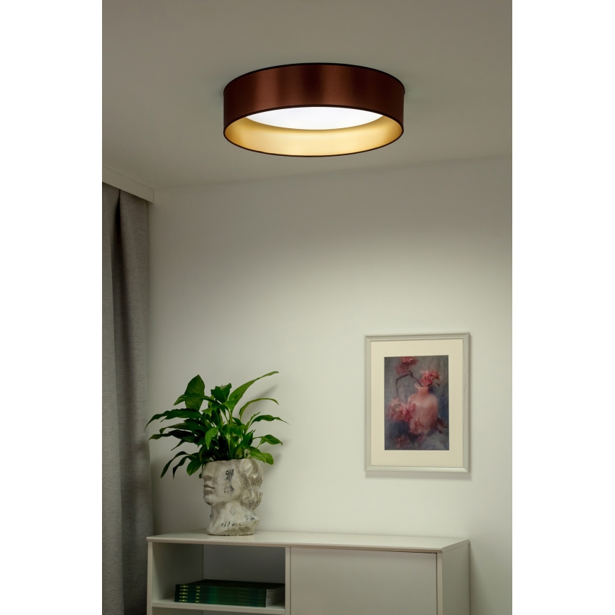 Duolla - LED Stropné svietidlo ROLLER LED/24W/230V pr. 45 cm medená/zlatá