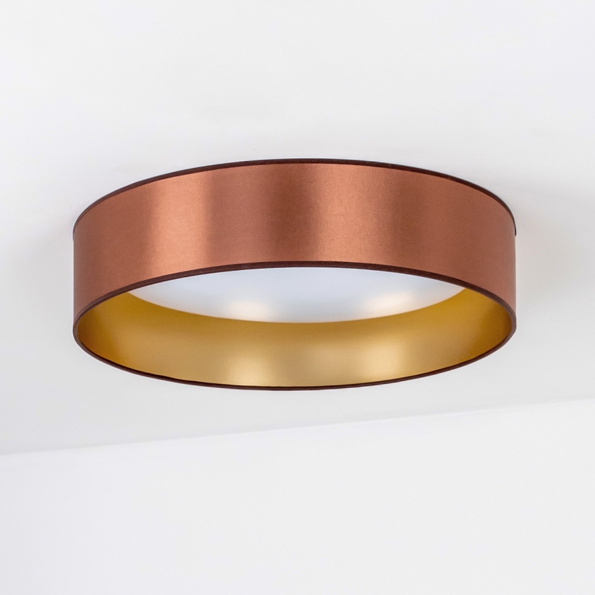 Duolla - LED Stropné svietidlo ROLLER LED/24W/230V pr. 45 cm medená/zlatá
