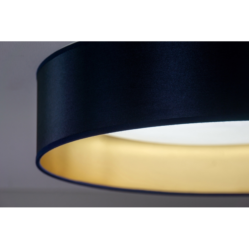 Duolla - LED Stropné svietidlo ROLLER LED/24W/230V pr. 45 cm modrá/zlatá