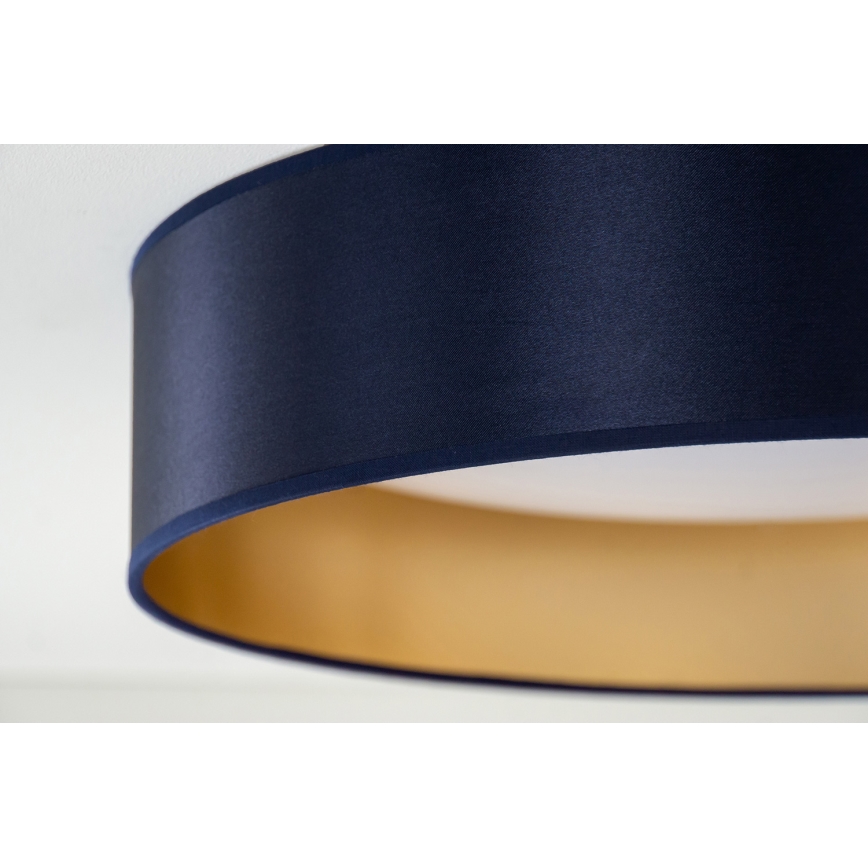 Duolla - LED Stropné svietidlo ROLLER LED/24W/230V pr. 45 cm modrá/zlatá
