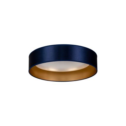 Duolla - LED Stropné svietidlo ROLLER LED/24W/230V pr. 45 cm modrá/zlatá