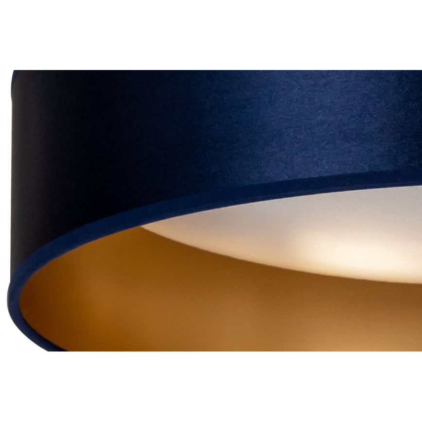 Duolla - LED Stropné svietidlo ROLLER LED/24W/230V pr. 45 cm modrá/zlatá