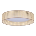 Duolla - LED Stropné svietidlo ROLLER LED/24W/230V pr. 45 cm ratan