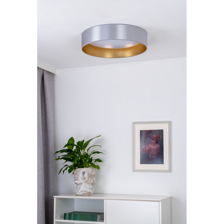 Duolla - LED Stropné svietidlo ROLLER LED/24W/230V pr. 45 cm strieborná/zlatá