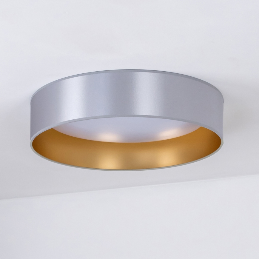 Duolla - LED Stropné svietidlo ROLLER LED/24W/230V pr. 45 cm strieborná/zlatá