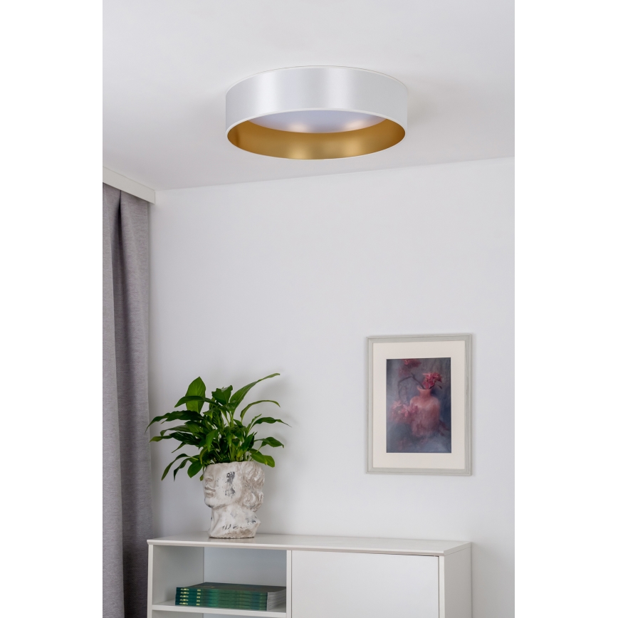 Duolla - LED Stropné svietidlo ROLLER LED/24W/230V pr. 45 cm strieborná/zlatá