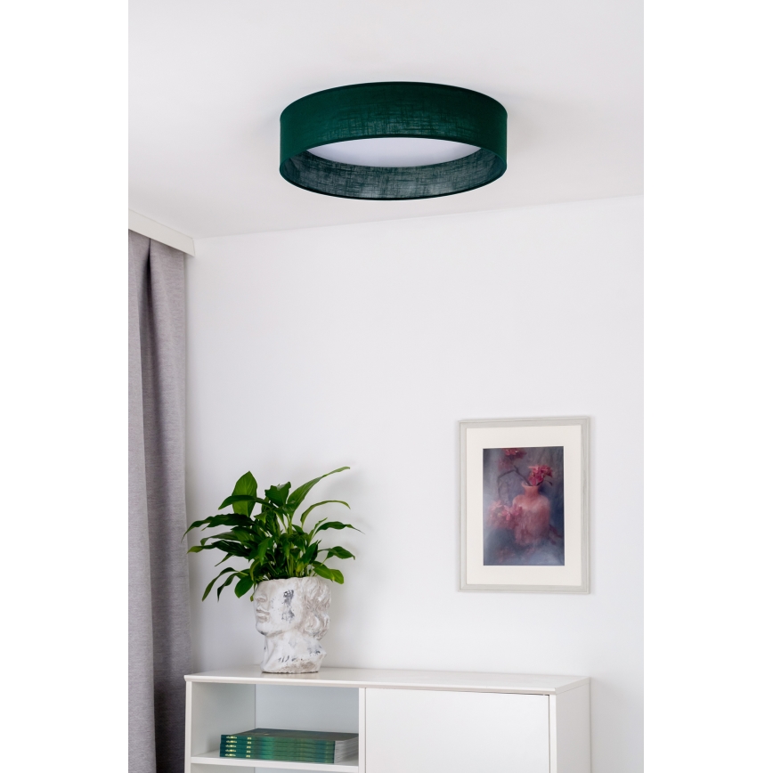 Duolla - LED Stropné svietidlo ROLLER LED/24W/230V pr. 45 cm zelená