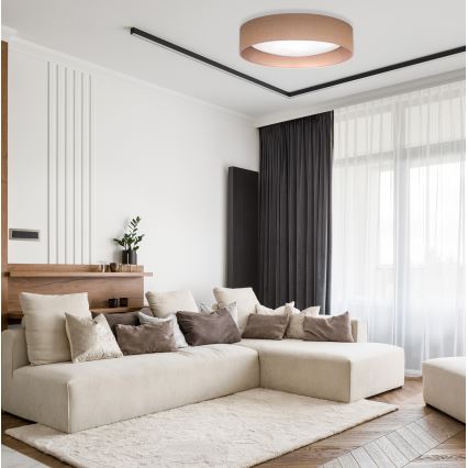 Duolla - LED Stropné svietidlo ROLLER LED/24W/230V svetlo pr. 45 cm hnedá