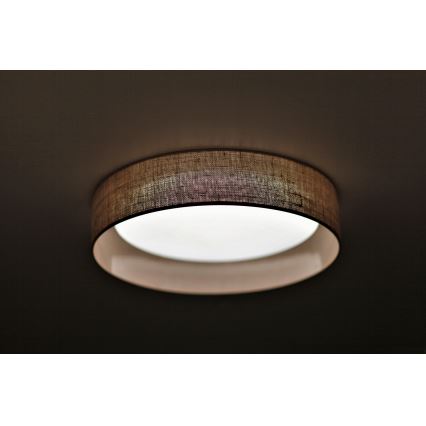 Duolla - LED Stropné svietidlo ROLLER LED/24W/230V svetlo pr. 45 cm hnedá