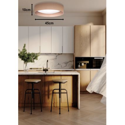 Duolla - LED Stropné svietidlo ROLLER LED/24W/230V svetlo pr. 45 cm hnedá