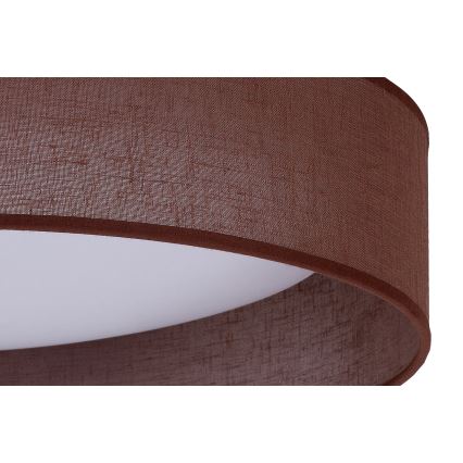 Duolla - LED Stropné svietidlo ROLLER LED/24W/230V tmavo pr. 45 cm hnedá