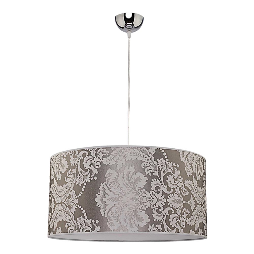 Duolla - Luster na lanku ALTO 1xE27/40W/230V pr. 45 cm strieborná