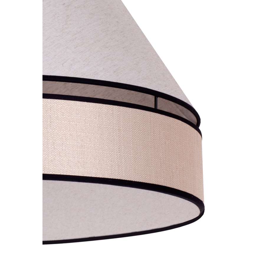 Duolla - Luster na lanku AVIGNON 1xE27/15W/230V pr. 60 cm béžová
