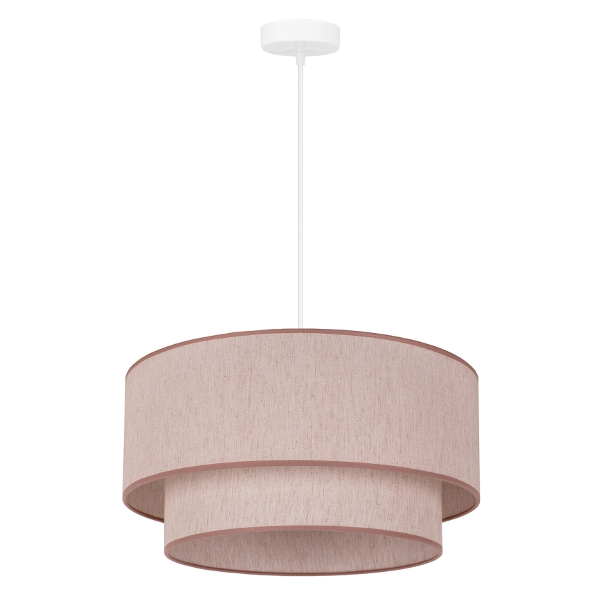 Duolla - Luster na lanku BOHO 1xE27/40W/230V pr. 45 cm béžová