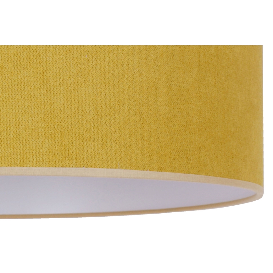 Duolla - Luster na lanku BRISTOL 1xE27/15W/230V pr. 45 cm žltá/biela