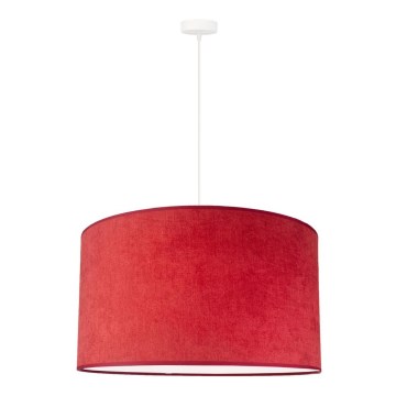Duolla - Luster na lanku BRISTOL 1xE27/40W/230V pr. 45 cm červená