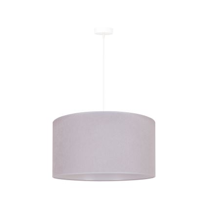 Duolla - Luster na lanku BRISTOL 1xE27/40W/230V pr. 45 cm šedá