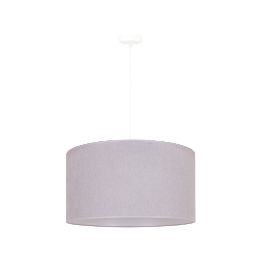 Duolla - Luster na lanku BRISTOL 1xE27/40W/230V pr. 45 cm šedá