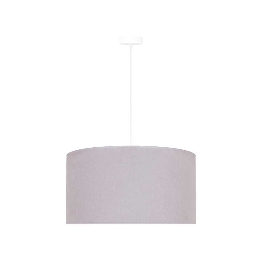 Duolla - Luster na lanku BRISTOL 1xE27/40W/230V pr. 45 cm šedá