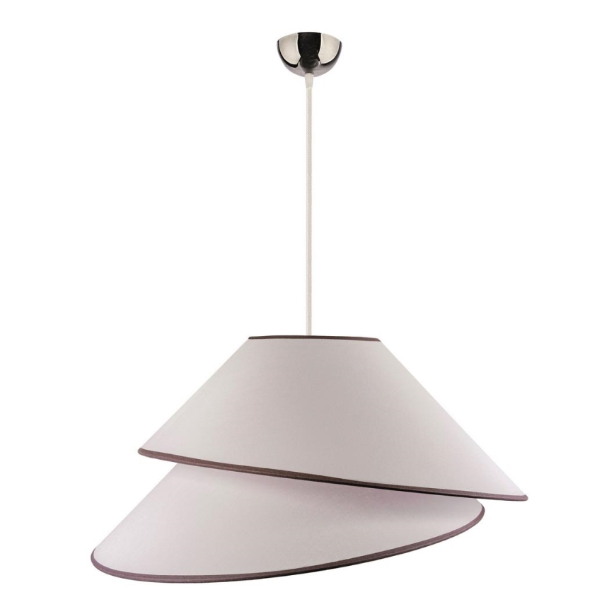 Duolla - Luster na lanku COCO 1xE27/40W/230V pr. 50 cm biela
