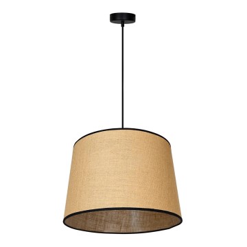 Duolla - Luster na lanku CONE 1xE27/15W/230V pr. 40 cm hnedá/čierna