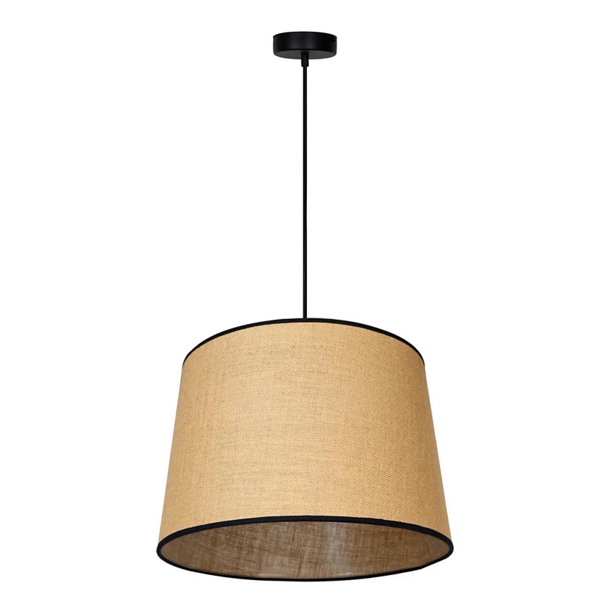 Duolla - Luster na lanku CONE 1xE27/15W/230V pr. 40 cm hnedá/čierna
