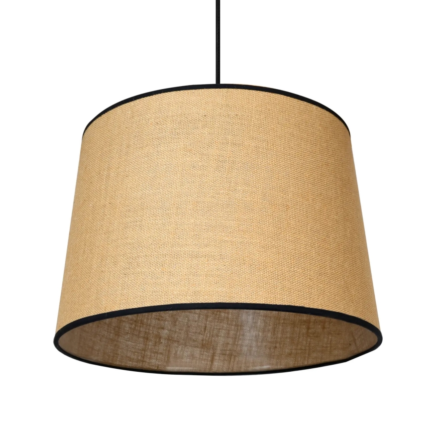 Duolla - Luster na lanku CONE 1xE27/15W/230V pr. 40 cm hnedá/čierna