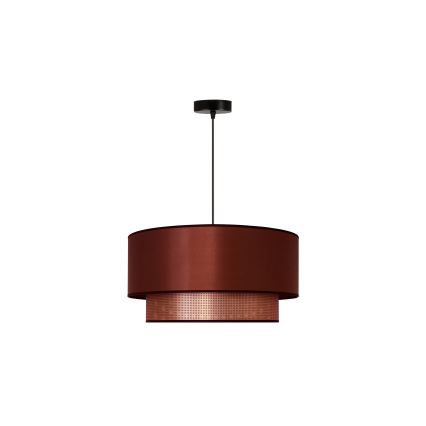 Duolla - Luster na lanku COPPER SHINY 1xE27/15W/230V pr. 45 cm medená