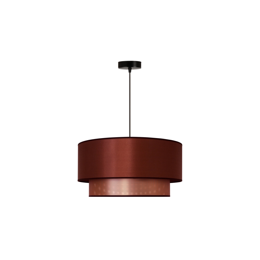 Duolla - Luster na lanku COPPER SHINY 1xE27/15W/230V pr. 45 cm medená