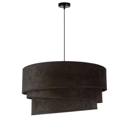 Duolla - Luster na lanku DEVON 1xE27/40W/230V pr. 45 cm čierna/zlatá