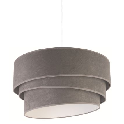 Duolla - Luster na lanku DEVON 1xE27/40W/230V pr. 45 cm šedá