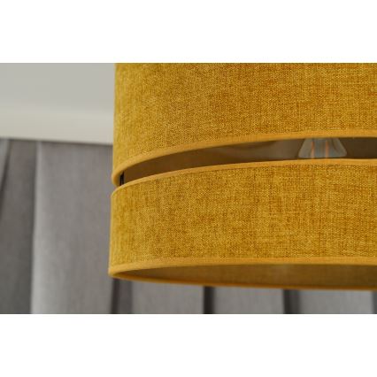Duolla - Luster na lanku DOUBLE 1xE27/15W/230V pr. 40 cm oranžová