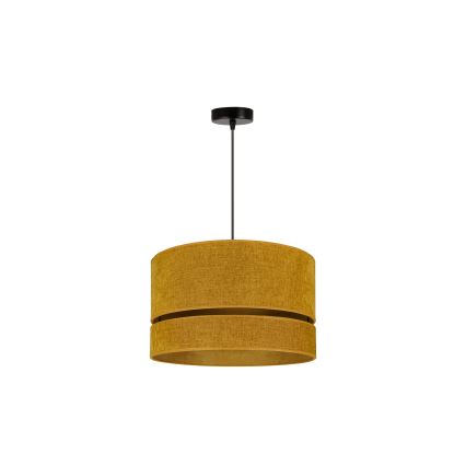 Duolla - Luster na lanku DOUBLE 1xE27/15W/230V pr. 40 cm oranžová