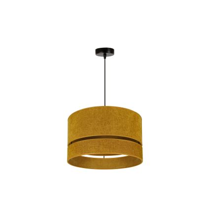 Duolla - Luster na lanku DOUBLE 1xE27/15W/230V pr. 40 cm oranžová