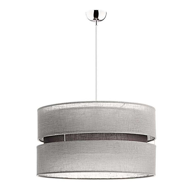 Duolla - Luster na lanku DUO 1xE27/15W/230V pr. 40 cm šedá