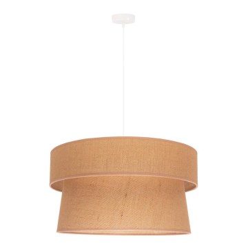 Duolla - Luster na lanku ETNIC 1xE27/40W/230V pr. 45 cm béžová