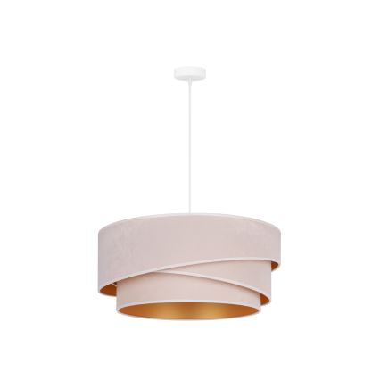 Duolla - Luster na lanku KOBO 1xE27/15W/230V pr. 45 cm krémová/zlatá